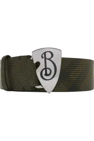 Burberry Cintura a quadri B Shield