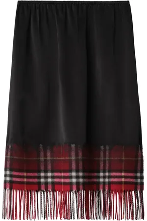 Burberry Gonna midi con frange