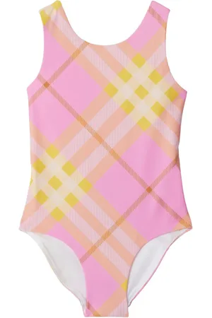Burberry Costume intero Vintage Check con scollo ampio