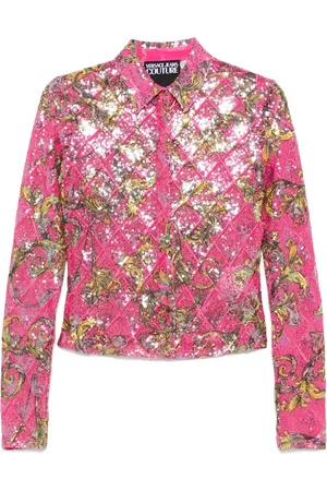 VERSACE T-shirt Barocco con stampa