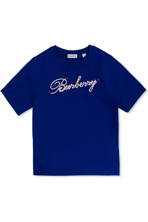 Burberry T-shirt con applicazione