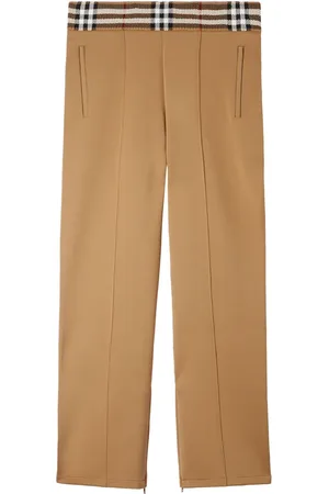 Burberry Joggers con bordo a quadri