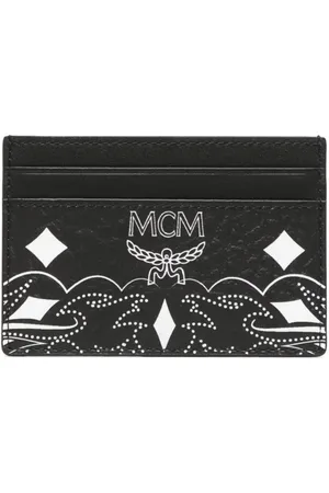 MCM Portacarte Aren con stampa bandana