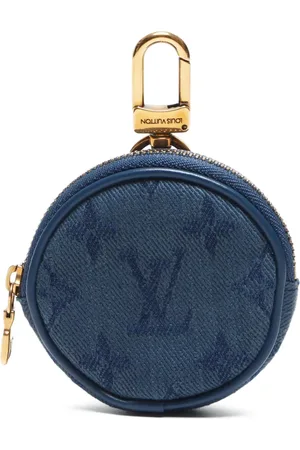 LOUIS VUITTON Portafoglio in denim con monogramma anni 2000