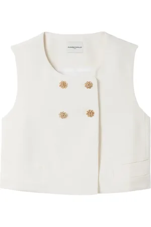 Claudie Pierlot Canotta con bottoni a fiori