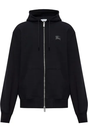 Burberry Felpa Equestrian Knight in cotone con cappuccio