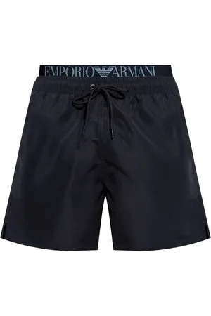 Emporio Armani Costume da bagno con banda logo