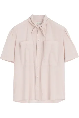 LEMAIRE Camicia a maniche corte con foulard