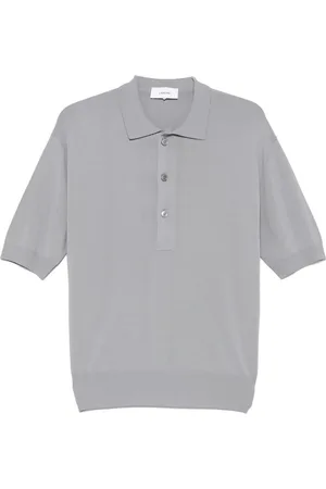 LARDINI Polo in maglia fine