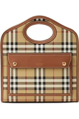 Burberry Borsa tote mini a quadri