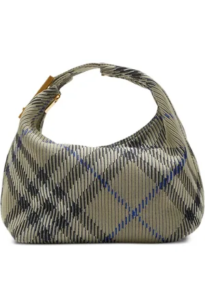 Burberry Borsa tote Peg media a quadri