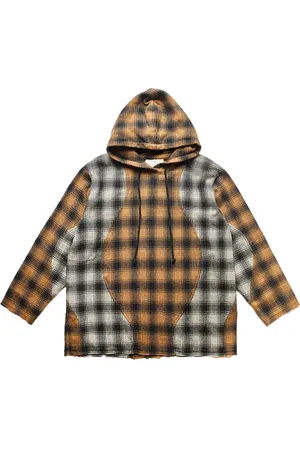 SONG FOR THE MUTE Felpa con cappuccio Raw Patch Pocket "Multi (Rainbow)"