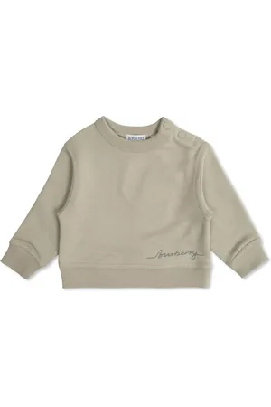 Burberry Felpa con stampa logo