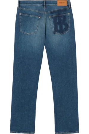 Burberry Jeans dritti con monogramma