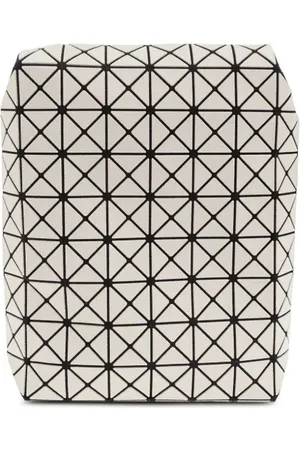 Issey Miyake Borsa a spalla con stampa geometrica