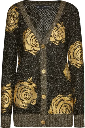 Oscar de la Renta Cardigan English Rose