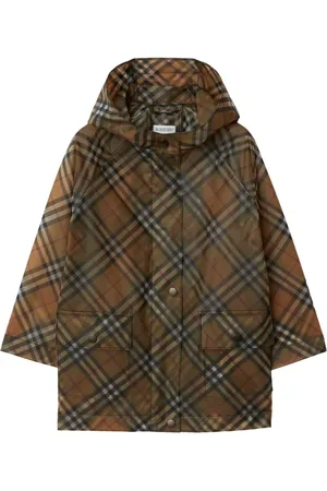 Burberry Parka Vintage Check con cappuccio