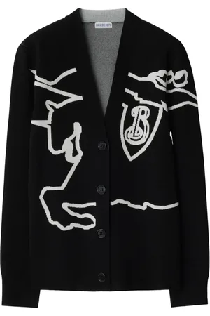 Burberry Cardigan Equestrian Knight