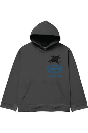 HONOR THE GIFT Felpa HellHound Towing nera con cappuccio