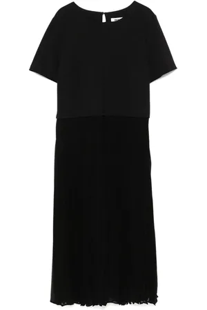 DKNY Abito midi plissettato