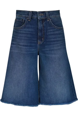 NILI LOTAN Shorts denim al ginocchio