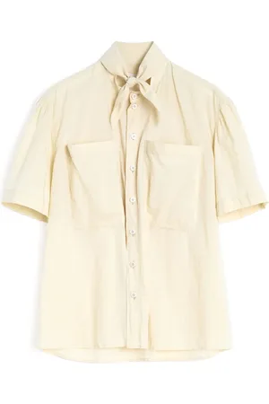 LEMAIRE Camicia a maniche corte con foulard
