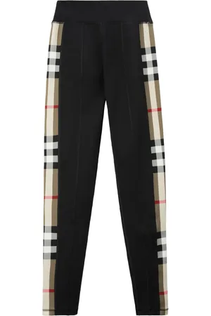 Burberry Leggings con inserto Vintage Check