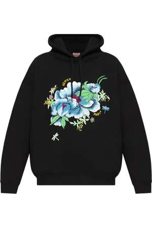 Kenzo Felpa in cotone con cappuccio