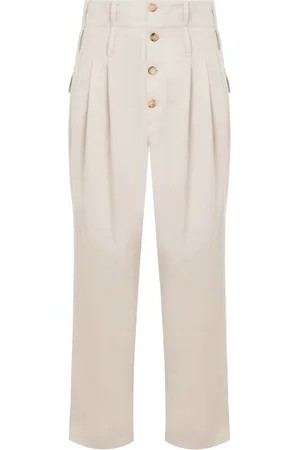 Moschino Pantaloni affusolati con vita doppia