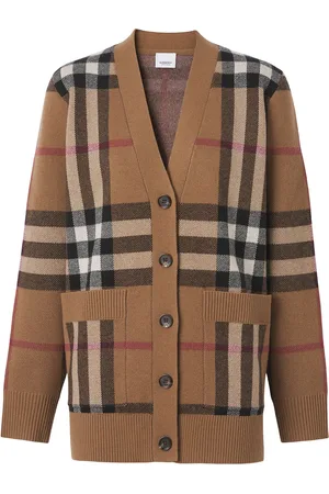 Burberry Cardigan a quadri