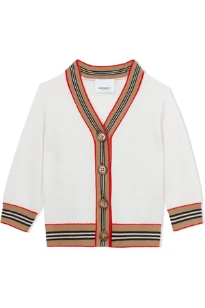 Burberry Cardigan con iconico motivo a righe
