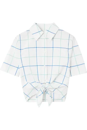 Burberry Camicia crop a quadri