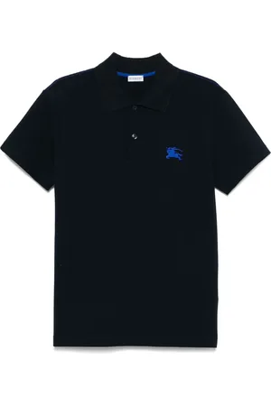 Burberry Polo in cotone con ricamo logo