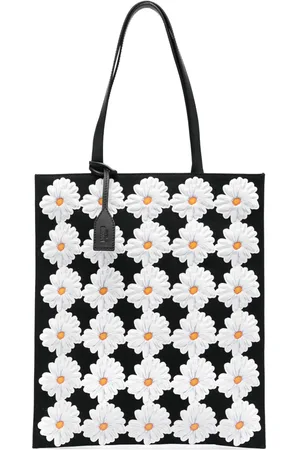 Moschino Borsa tote con applicazione a fiori