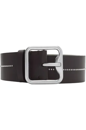 Burberry Cintura in pelle con borchie