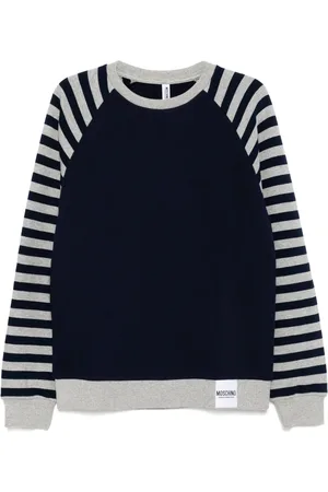 Moschino Felpa con dettaglio a righe