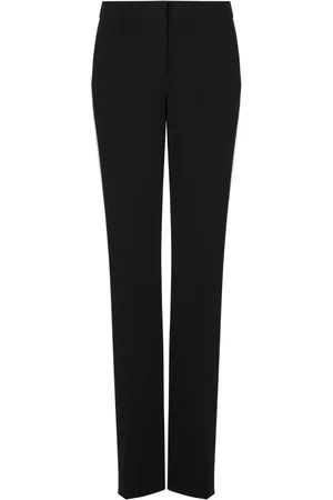 Moschino Pantaloni affusolati con dettaglio a righe