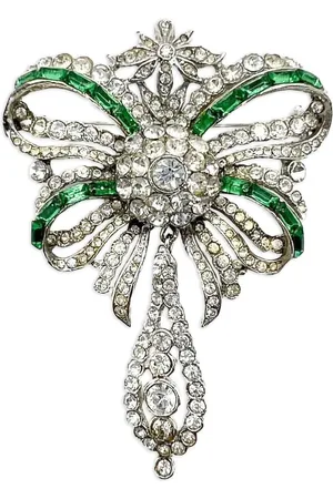 JENNIFER GIBSON JEWELLERY Spilla con cristalli