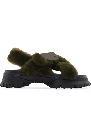 Burberry Sandali con shearling