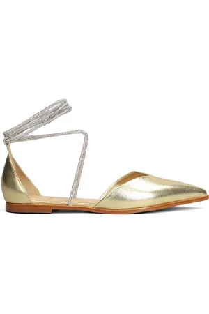 CARRANO Ballerine con effetto metallizzato