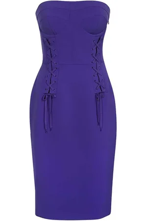 Moschino Abito midi in stile corsetto