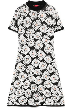 HUGO BOSS Abito midi a fiori jacquard
