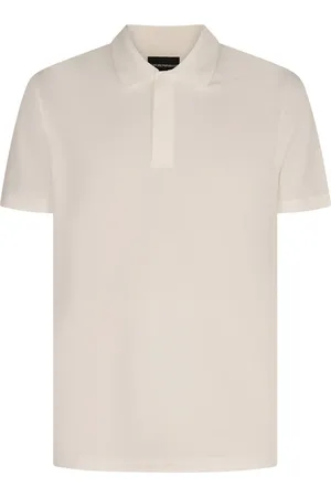 Emporio Armani Polo in cotone con ricamo logo