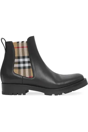 Burberry Stivali a quadri Chelsea