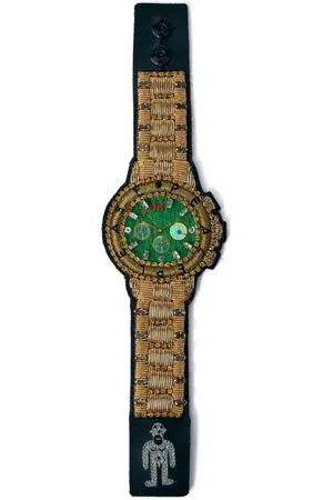 WALTER VAN BEIRENDONCK Bracciale con cristalli