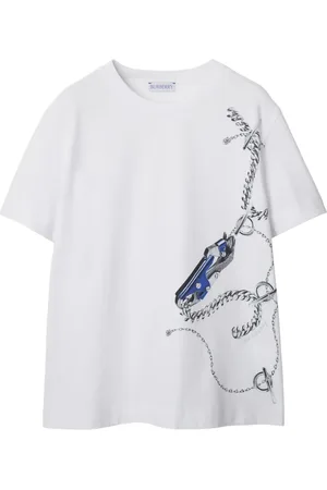 Burberry T-shirt con stampa Knight