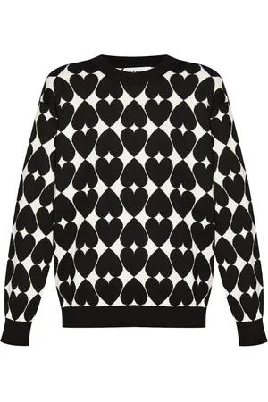 Moschino Maglione con motivo a intarsi