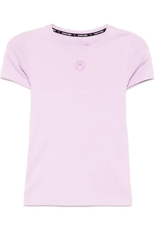 Marine Serre T-shirt con logo Moon