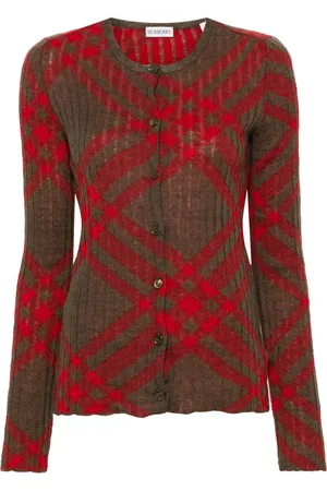 Burberry Cardigan a quadri