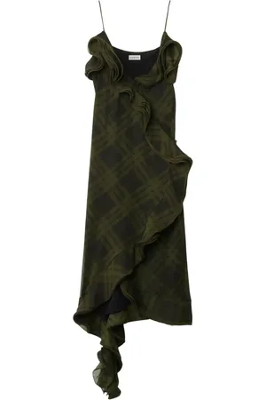 Burberry Abito a quadri in seta